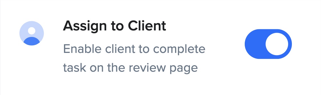 Assign to Client